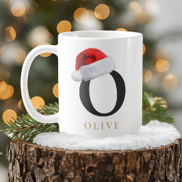 Christmas Monogram Mug Koffiemok