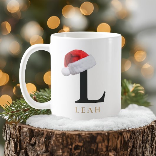 Christmas Monogram Mug Koffiemok