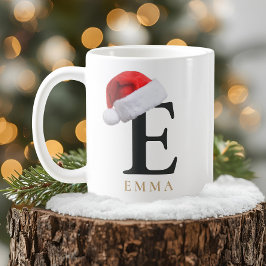 Christmas Monogram Mug Koffiemok