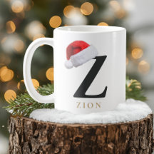 Christmas Monogram Mug
