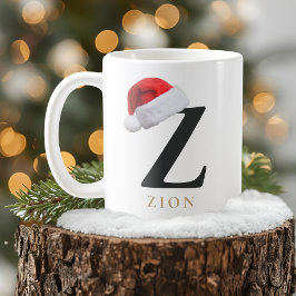 Christmas Monogram Mug Koffiemok