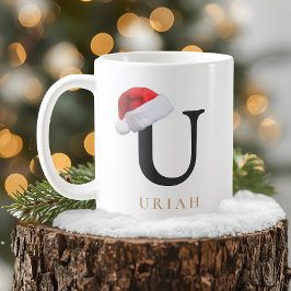 Christmas Monogram Mug Koffiemok