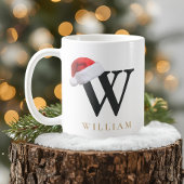 Christmas Monogram Mug Koffiemok