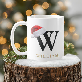 Christmas Monogram Mug Koffiemok