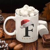 Christmas Monogram Mug Koffiemok