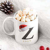Christmas Monogram Mug Koffiemok