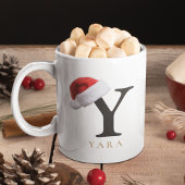 Christmas Monogram Mug Koffiemok
