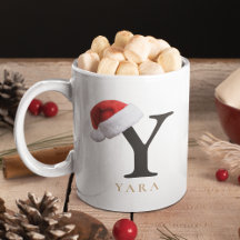 Christmas Monogram Mug