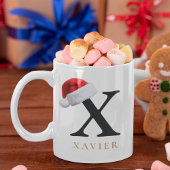 Christmas Monogram Mug Koffiemok