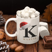 Christmas Monogram Mug Koffiemok