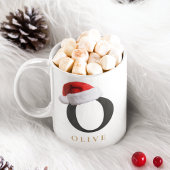 Christmas Monogram Mug Koffiemok