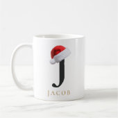 Christmas Monogram Mug Koffiemok (Links)