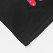 Christmas Moo Deng Reindeer Sleigh Cute Kids Girls Fleece Deken (Hoek)