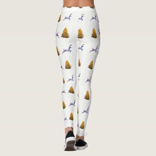 Christmas Mood aangepaste Leggings (Achterkant)