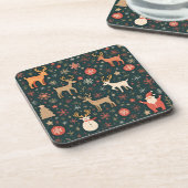 Christmas mood cushion bier onderzetter (Linkerzijde)