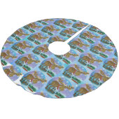 Christmas Moose Kerstboom Rok (Gekanteld)