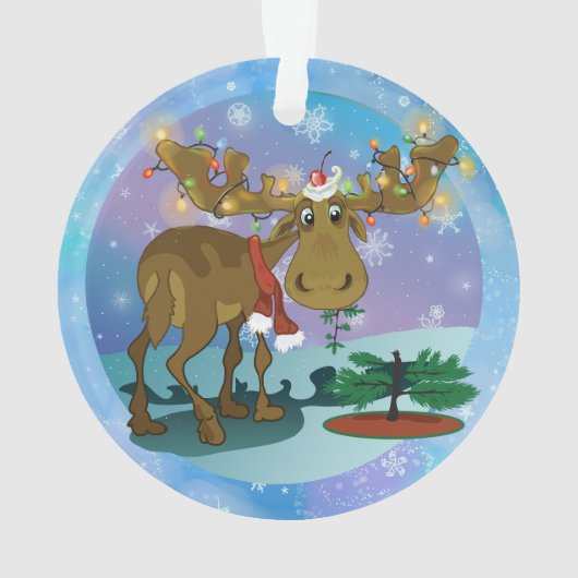 Christmas Moose Ornament (achterkant)