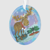 Christmas Moose Ornament (voorkant)