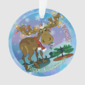 Christmas Moose Ornament (voorkant)
