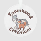 Christmas Moose  Ornament (achterkant)