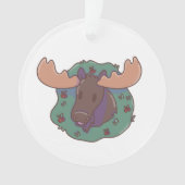 Christmas Moose  Ornament (voorkant)