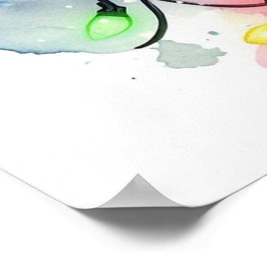 Christmas Moose Poster (Hoek)