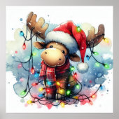 Christmas Moose Poster (Voorkant)