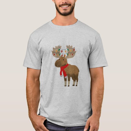 Christmas Moose Shirt (Voorkant)