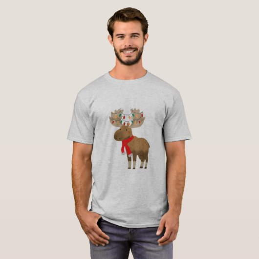 Christmas Moose Shirt (Voorkant volledig)