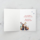 Christmas Moose-t Fun Moose Schoonbroer Feestdagen Kaart (Binnen)