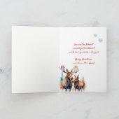 Christmas Moose-t Fun Moose Sweetheart Feestdagen Kaart (Binnen)