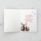 Christmas Moose-t Wonderful Husband Vriend Feestdagen Kaart (Binnen)