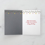 Christmas Moose Wearing an Ugly Sweater Kaart (Binnen)