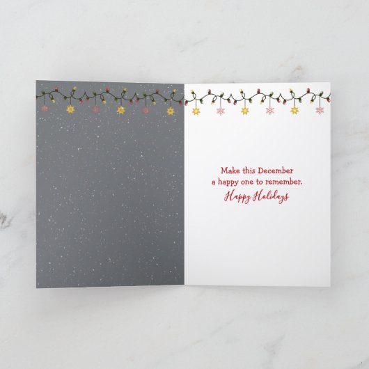 Christmas Moose Wearing an Ugly Sweater Kaart (Binnen)