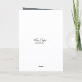 Christmas Moose With Holiday Lights Kaart (Achterkant)