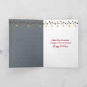 Christmas Moose With Holiday Ornaments Kaart (Binnen)