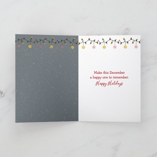 Christmas Moose With Holiday Ornaments Kaart (Binnen)