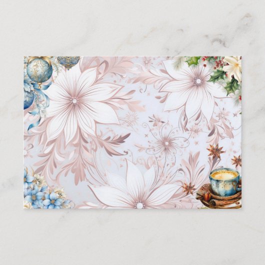 Christmas Morning Blank Recept Kaart (Voorkant)