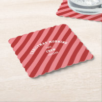 Christmas Morning Crew rood roze Snoep strepen