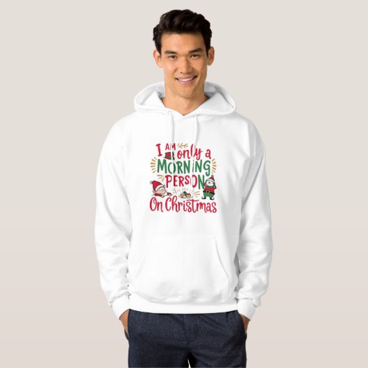 Christmas Morning Enthusiast Hoodie (Voorkant volledig)