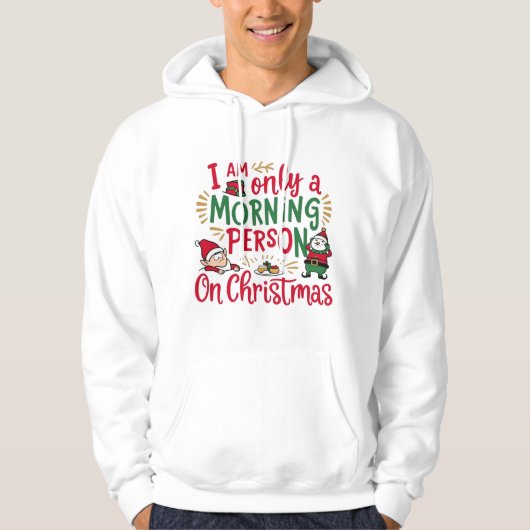 Christmas Morning Enthusiast Hoodie (Voorkant)