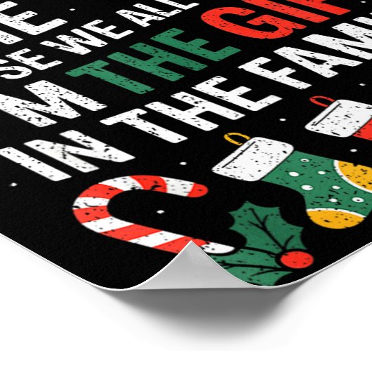 Christmas Most Likely To Sleep Under The Tree I'm  Poster (Hoek)
