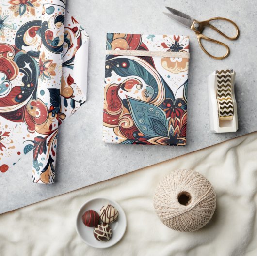 Christmas Motifs Cadeaupapier (Crafts)