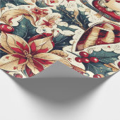 Christmas Motifs Wrapping Paper n3 Cadeaupapier (Hoek)