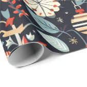 Christmas Motifs Wrapping Paper n4 Cadeaupapier (Rol Hoek)