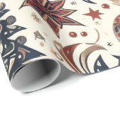 Christmas Motifs Wrapping Paper n5 Cadeaupapier (Rol Hoek)