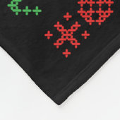 Christmas Motorcycle Motocross Braap Dirt Bike Fleece Deken (Hoek)