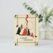 Christmas Mountain House  Briefkaart (Staand voorkant)