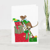 Christmas Mouse Christmas Kaart (Voorkant)