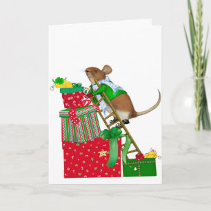 Christmas Mouse Christmas Kaart